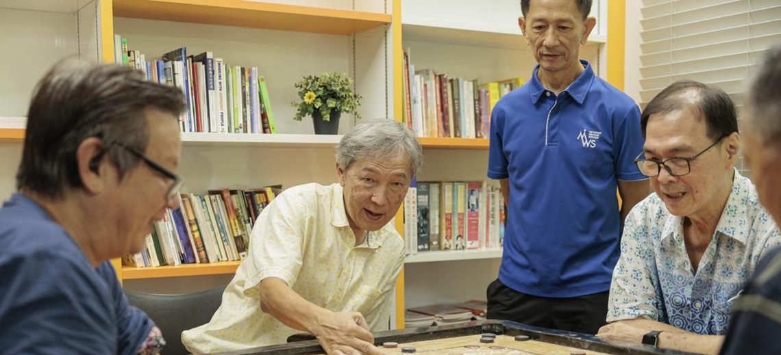 “男士专属快乐时光” 专属空间鼓励“安哥”踏进活跃乐龄中心