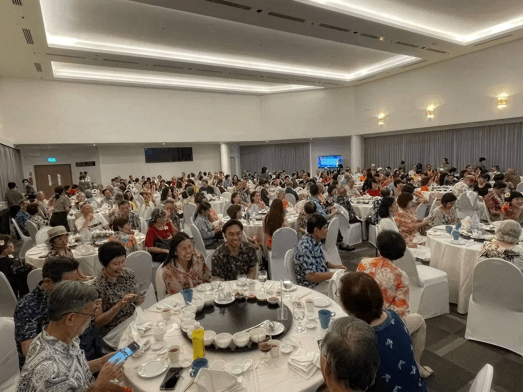 About 240 people attended festivities